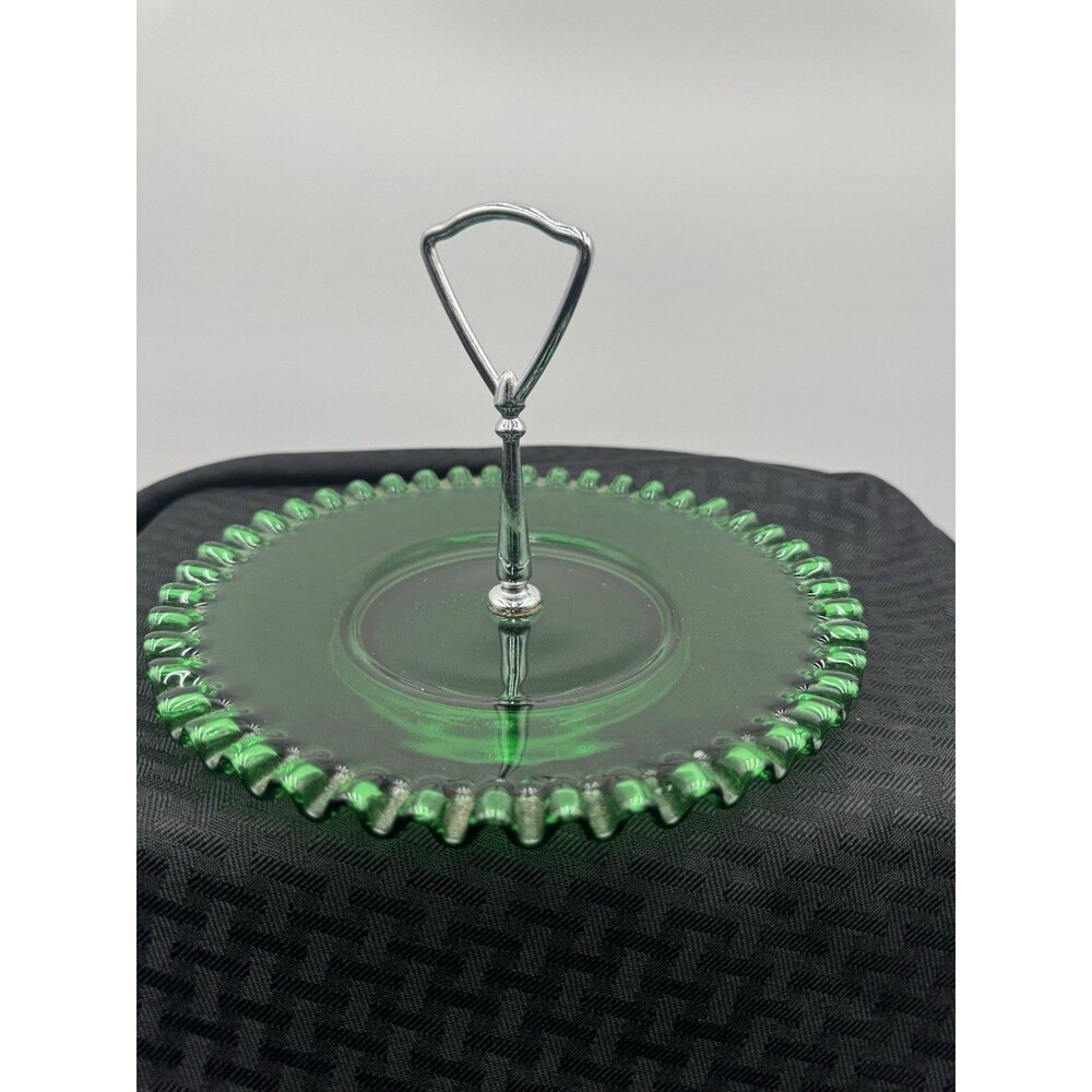Fenton Emerald Green Serving Plate